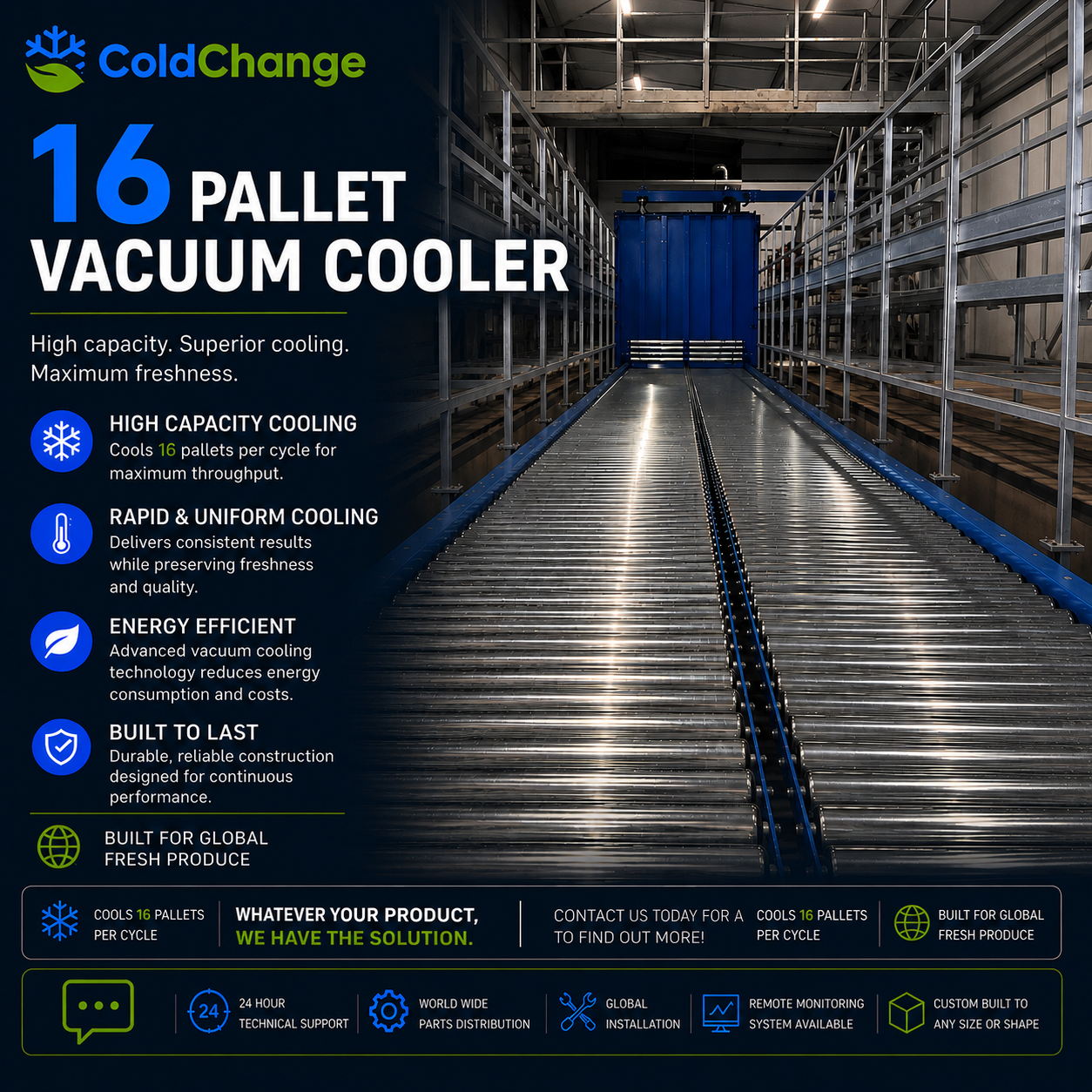 16 Pallet Vacuum Cooler