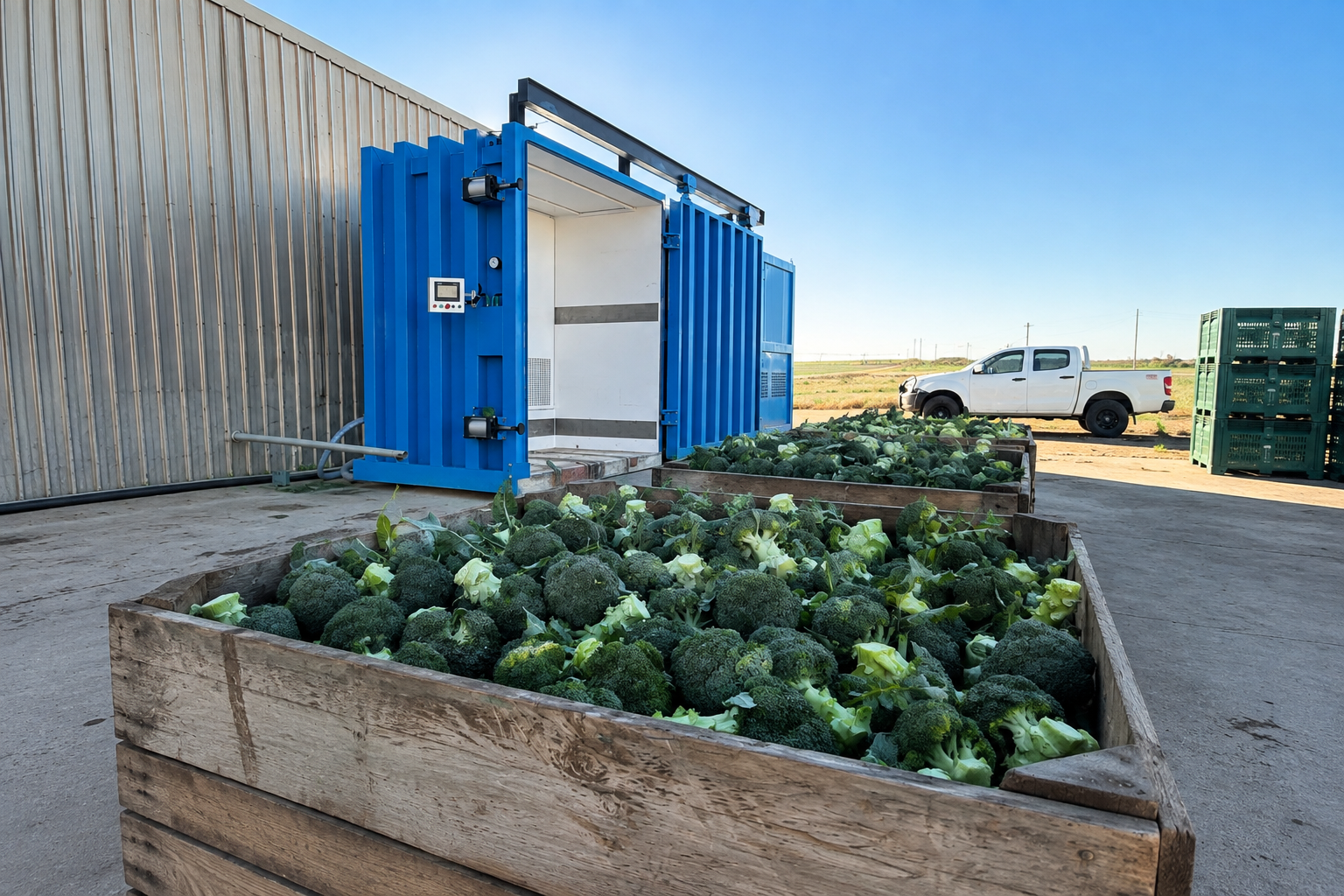 Broccoli Vacuum Cooling