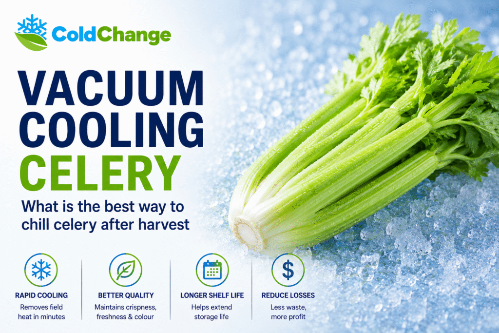 Vacuum cooling celery for rapid post-harvest cooling – Cold Change Group
