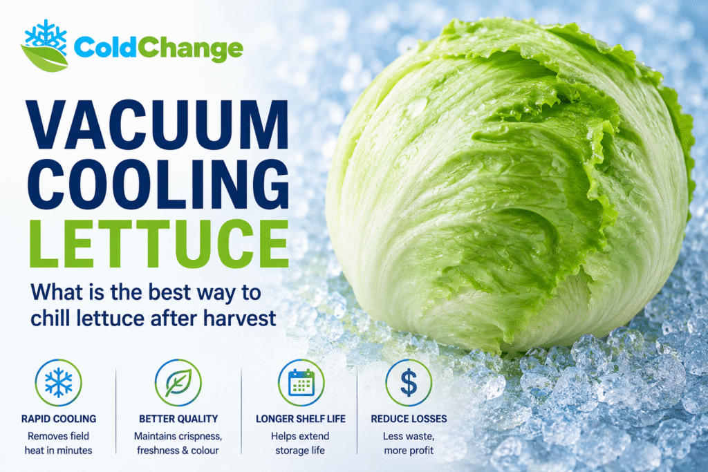 Vacuum Cooling Lettuce