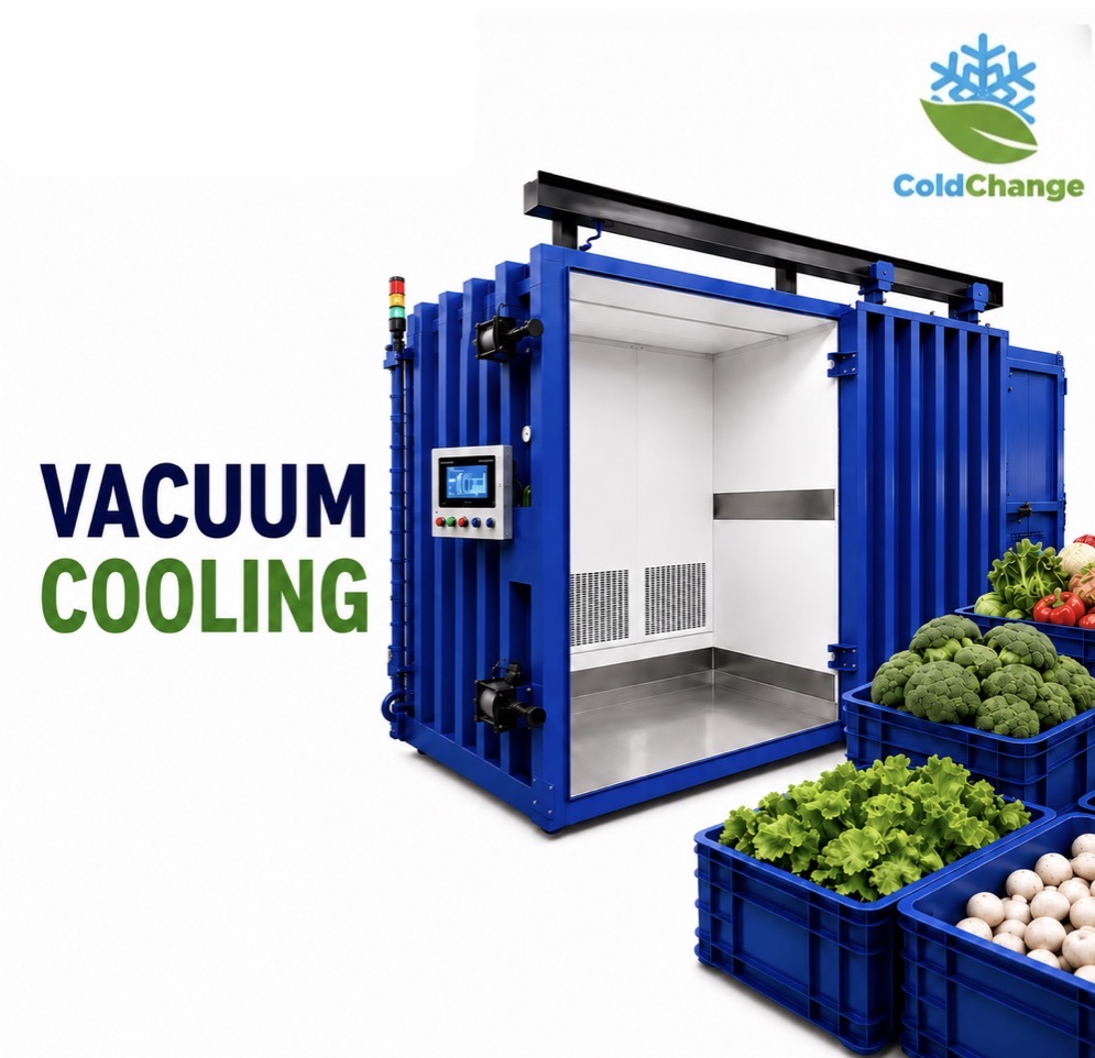 Vacuum cooling system for fresh produce and vegetables by Cold Change Group